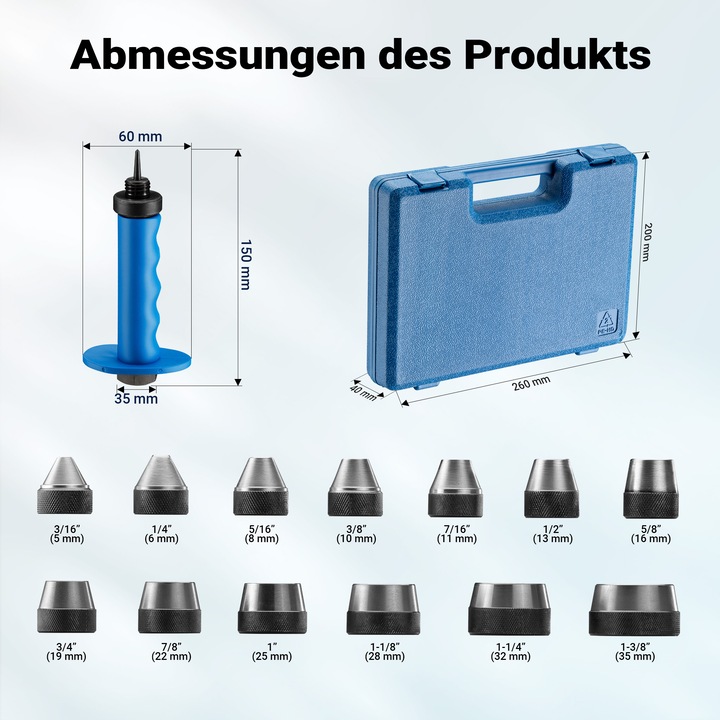 Immagine prodotto Wiltec Lochstanzer-Set