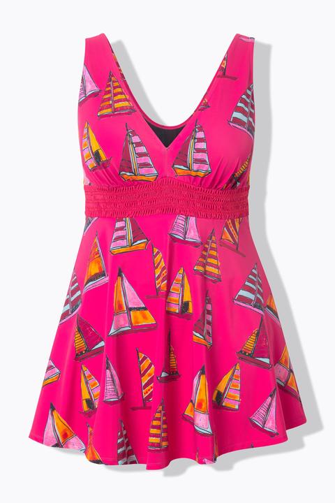 Produktbild Ulla Popken Badekleid, Segelboot, Softcups, recycelt (50)