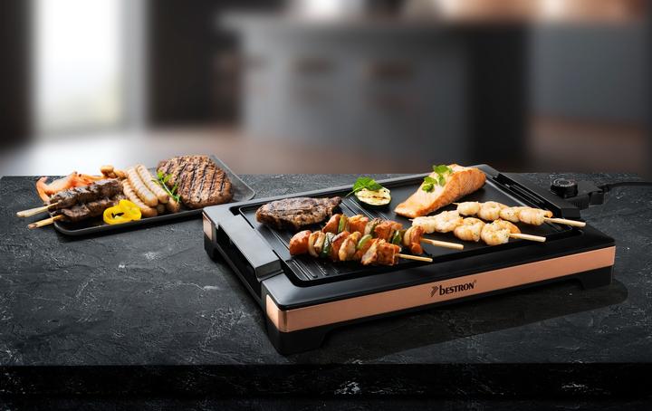 Image du produit Bestron ABBQ2000CO Gril à raclette, bronze