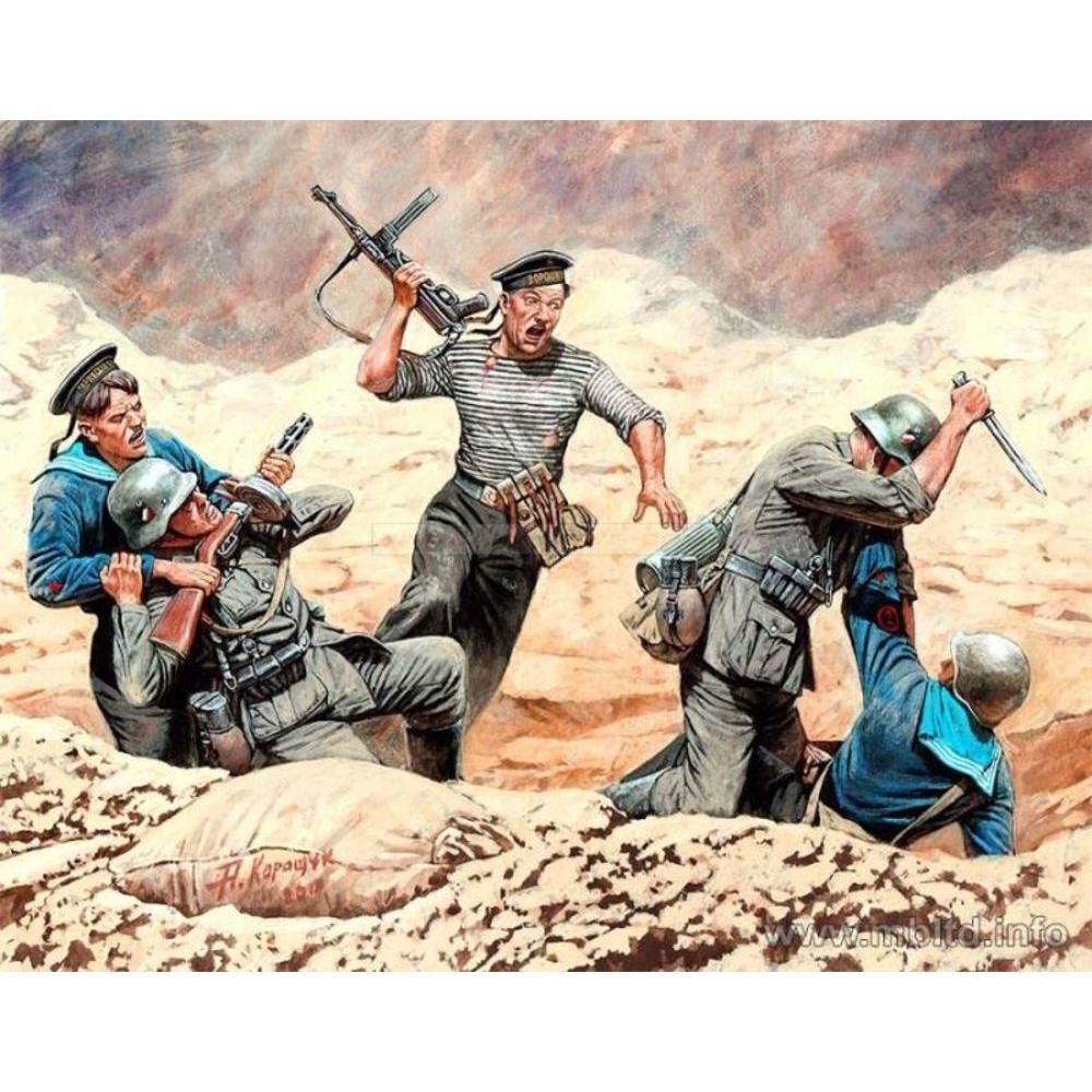 Master Box Soviet marines and German infantry,Handt (MB35152)