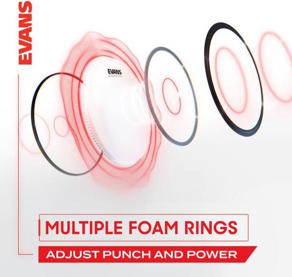 Produktbild Evans BD18EMADCW Coated Weiss Bassdrumfell 18 (Schlagzeug)
