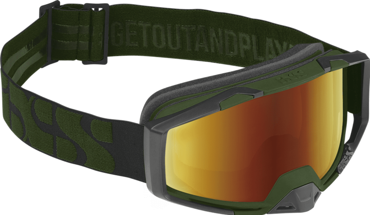 Actual product image iXS Goggle trigger (Olive, Mirror Gold)