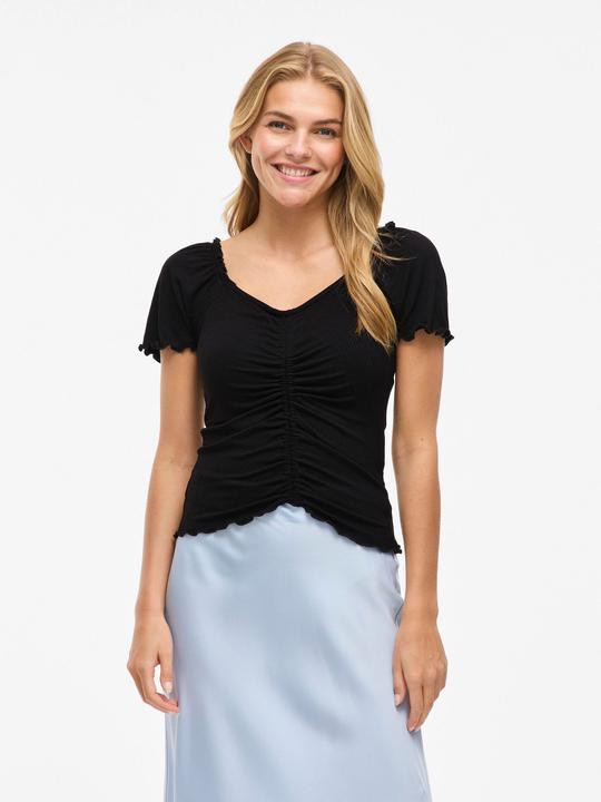 Produktbild Vila Drapiertes Oberteil mit kurzen Ärmeln (XS)