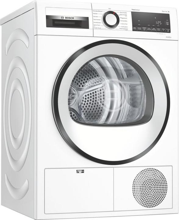 Bosch Hausgeräte WQG2410EX Wäschetrockner (Frontlader, freistehend, Wärmepumpe, Kondensation, A++, 9 kg, Serie (9 kg, Rechts)