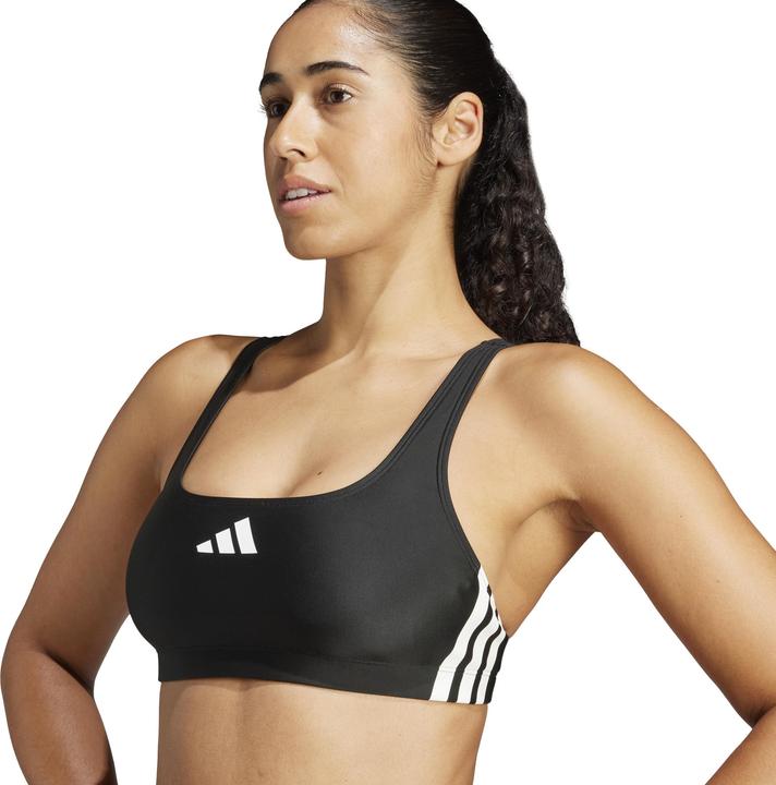 Productafbeelding adidas Damesbikini, 3 strepen, V-rug, maat 36, zwart/wit, 40 (40)