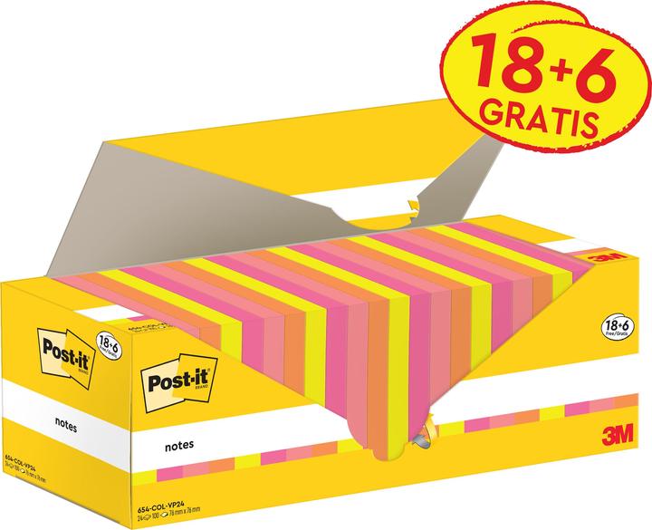 Produktbild Post-it Grosspack (7.6 x 7.6 cm)