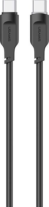 Actual product image Usams Charging Cable Type-C to Type-C - Black (1.20 m, USB 3.2 Gen 1)
