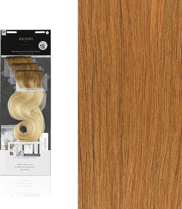 Actual product image Balmain Hair Professional - Double Hair Extensions Human Hair - 9G - Blond (9G Very Light Deep Gold Blonde, 40 cm)