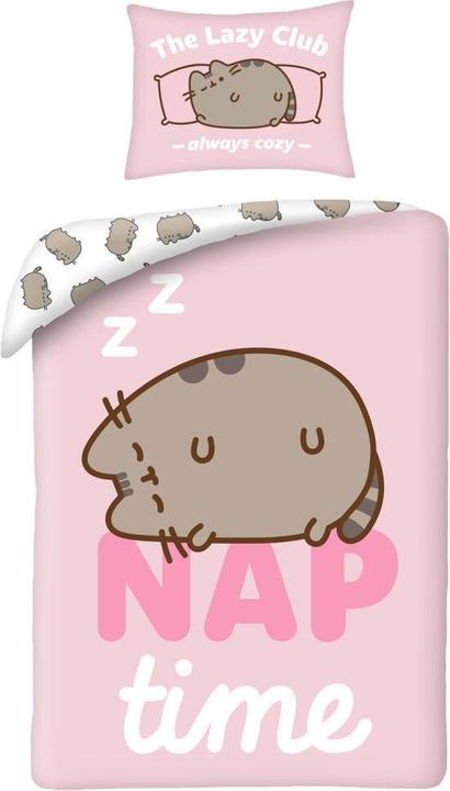 Produktbild Pusheen Nap Time Bettwäsche-Set 140×200cm, 70×90 cm Mikrofaser (140 x 200 cm, 70 x 90 cm)