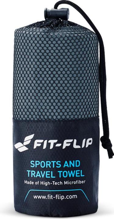 Produktbild Fit-Flip Mikrofaser Handtuch schnelltrocknend mit Tasche 40x80cm (40 x 80 cm)