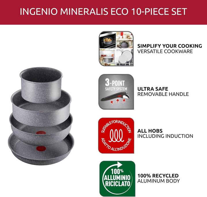 Actual product image Lagostina Ingenio Mineralis Eco (Frying pan, Aluminium)