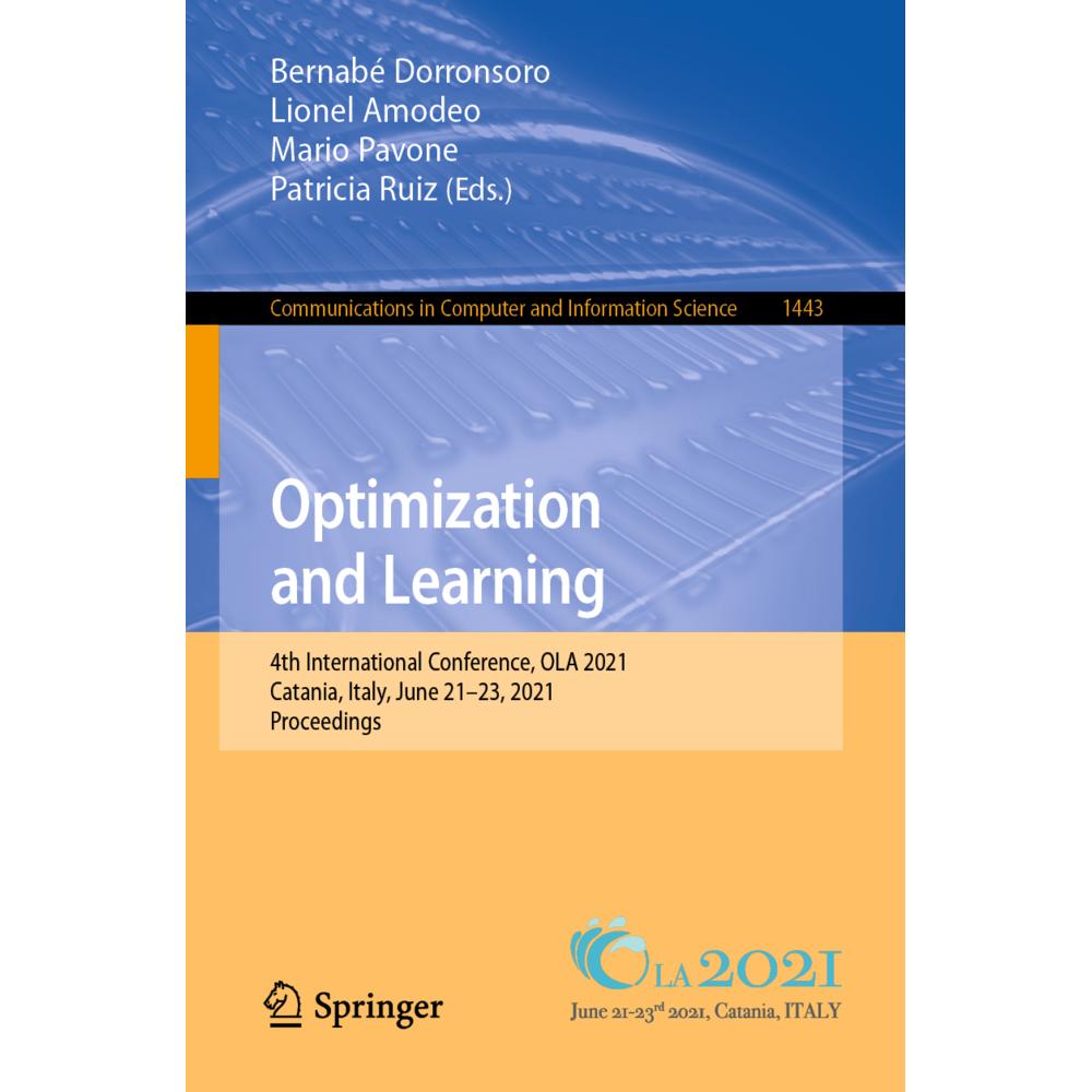 Optimization and Learning, Fachbücher von Mario Pavone, Patricia Ruiz, Lionel Amodeo, Bernabé Dorronsoro