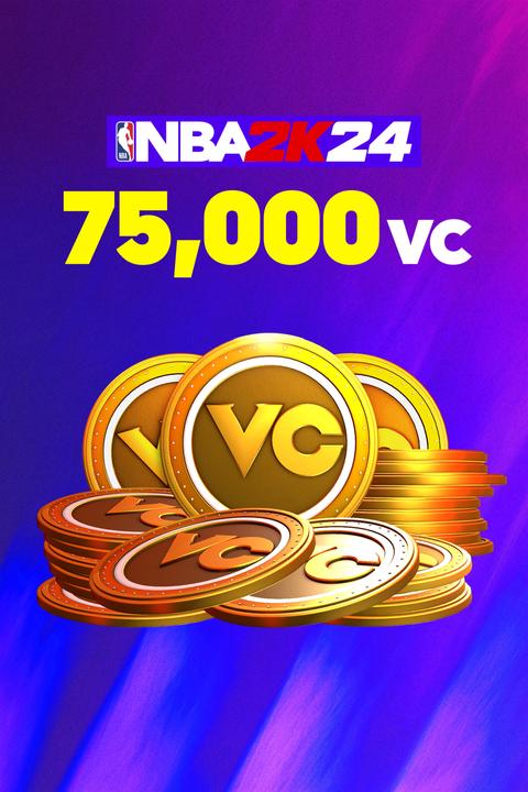 Actual product image Microsoft Xbox NBA 2K24 75000 VC Download Code