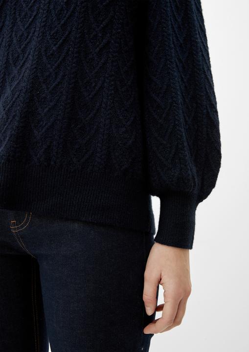 Actual product image s.Oliver Strickpullover Strickpullover mit Zopfmuster (38)