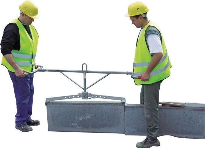 Actual product image Probst Offset tongs VZ-I Gripping range 500-1045 mm Load capacity 100 kg Galvanised