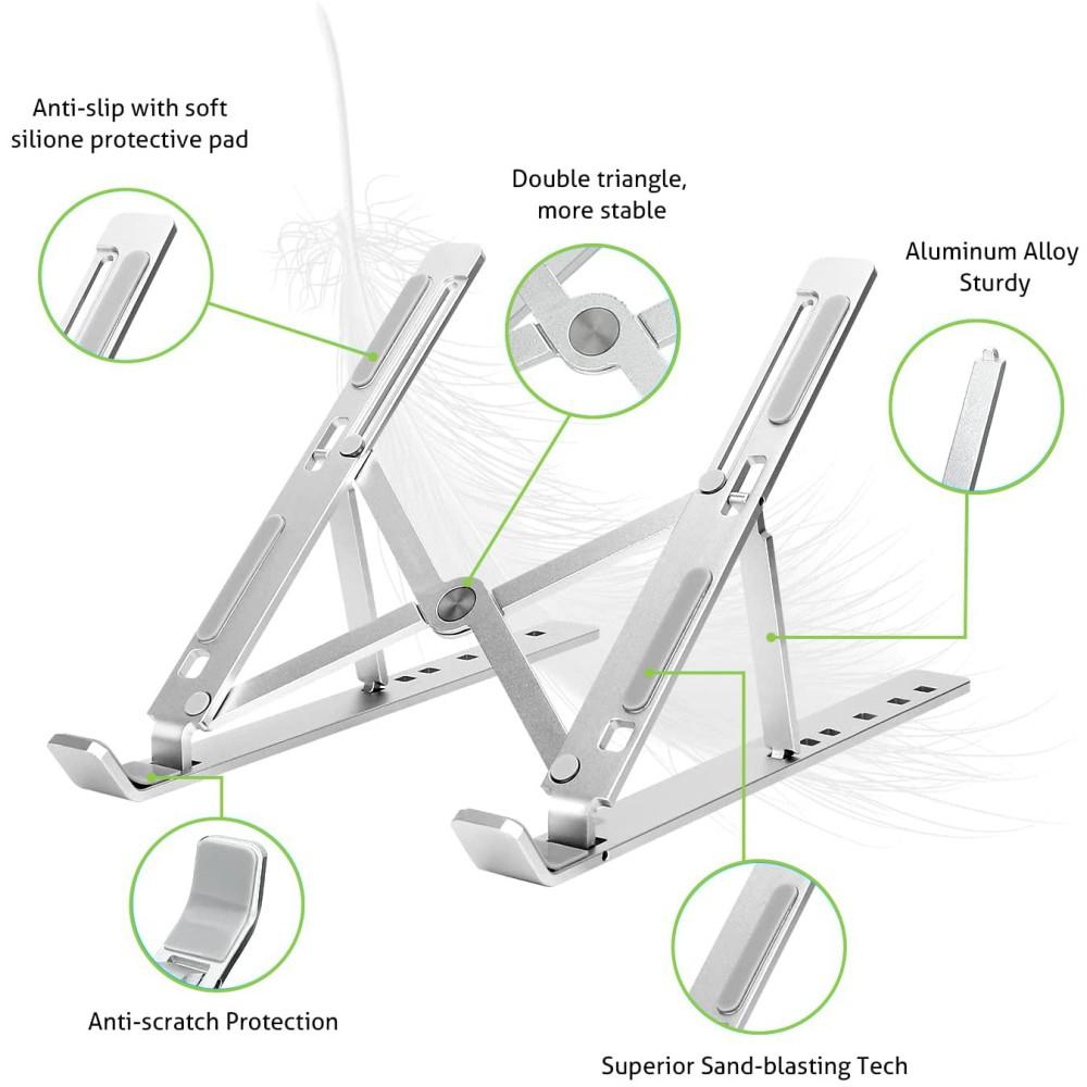 Thumbnail - Techly ICA-TBL 134TY notebook stand Silver (16"), Notebook Ständer, Silber