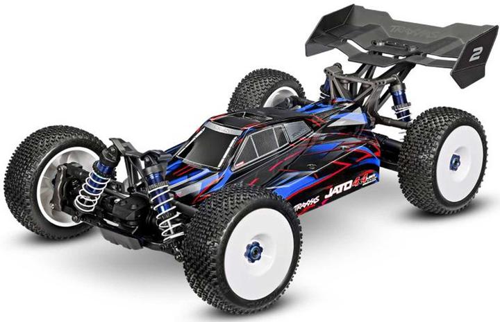 Produktbild Traxxas JATO 4x4 VXL 4S Brushless blau 1/8 RTR, HD-Teile, ohne Akku/Lader (RTR Ready-to-Run)