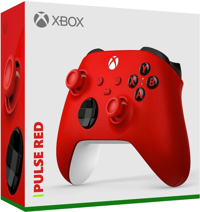 Immagine prodotto Microsoft Xbox Wireless Controller - Pulse Red (Xbox One S, Xbox Serie S, PC, Xbox One X, Xbox Series X)