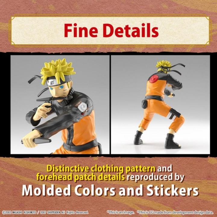 Actual product image Bandai NARUTO - Entry Grade Uzumaki Naruto (3L) - Model Kit