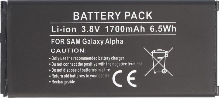 Actual product image AccuCell Akku Galaxy ALPHA EB-BG850G