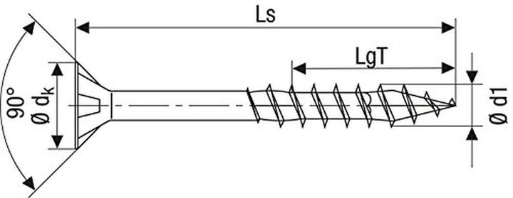 Produktbild Spax Senkmultikopf T-Star Plus T50 Teilgewinde (50 Schrauben pro Stück)