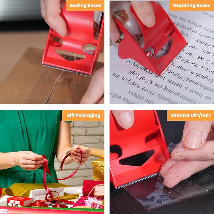 Actual product image Tapebear 6x Paketklebeband mit Abroller