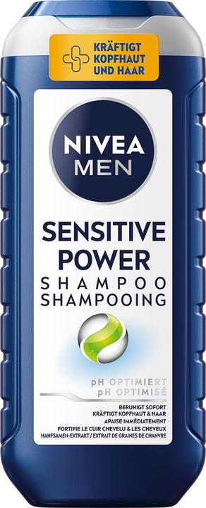 Produktbild NIVEA MEN Sensitive Power Shampoo (Flüssiges Shampoo, 250 ml)