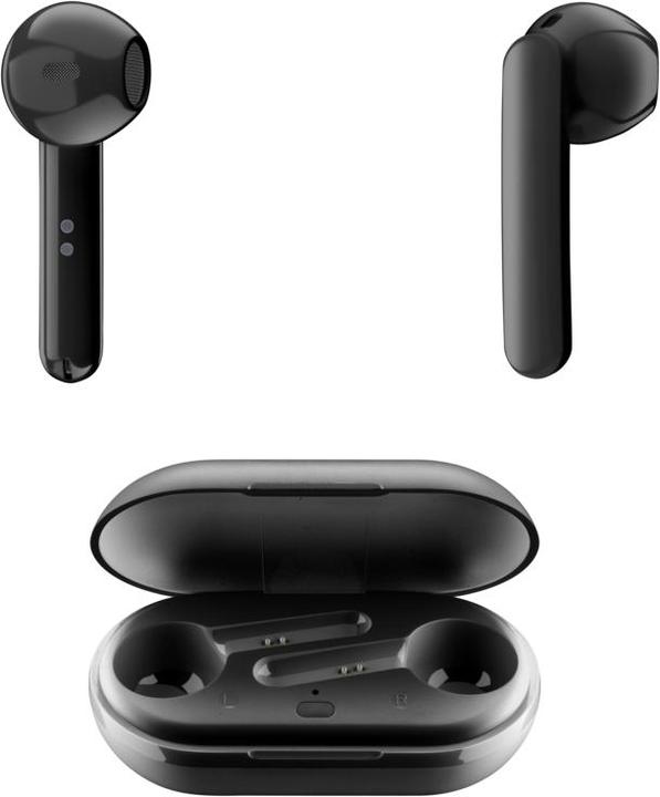 Immagine prodotto Cellularline AQL auricolari / cuffie Bluetooth SLANG TWS universali, nero (4 h, Senza fili)