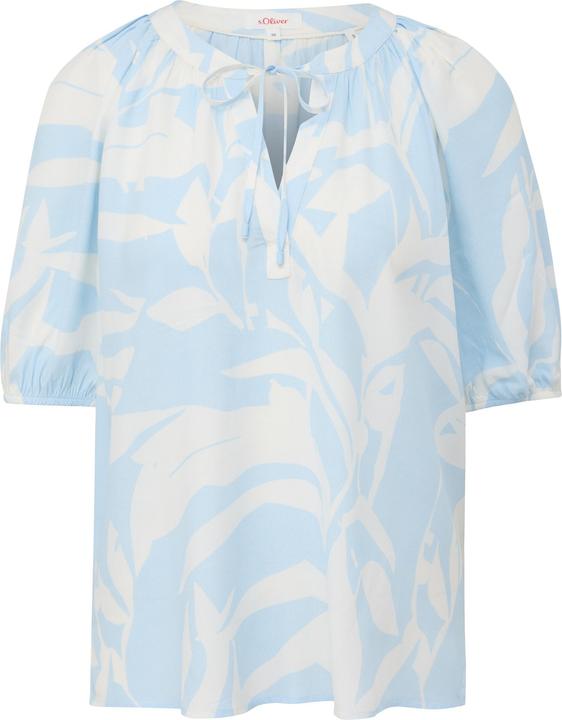 Produktbild s.Oliver Bluse Kurzarmbluse aus Viskose (36)