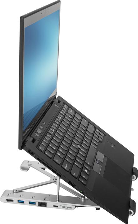 Produktbild Targus Tragbarer Ständer Mit Integriertem Dock (Usb-C) (USB-C, 4 Ports)