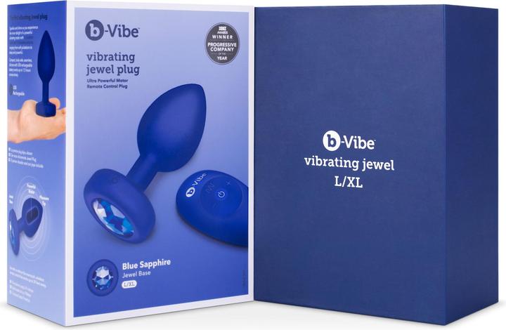 Immagine prodotto B-Vibe Plug vibrante Jewel L/XL Navy