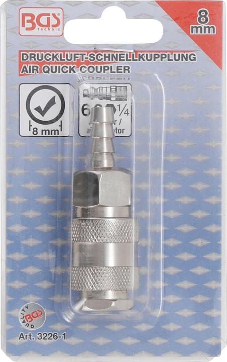 Actual product image BGS Compressed air quick coupling