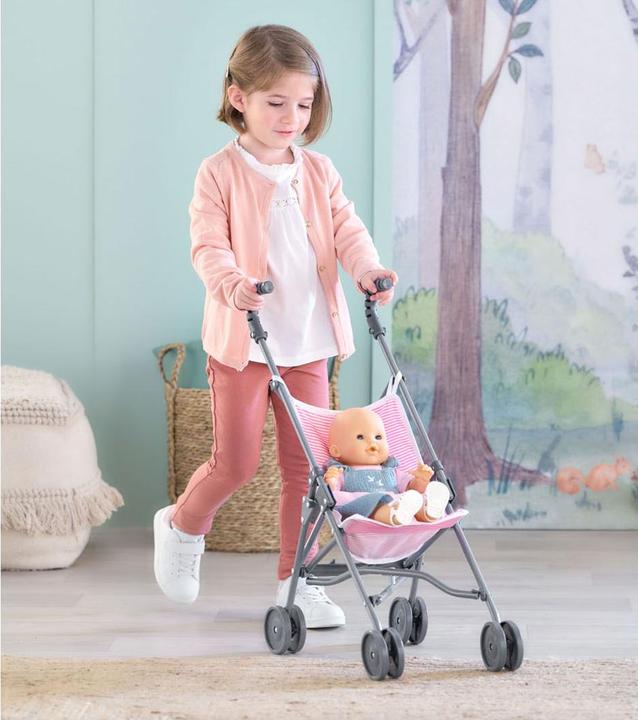 Actual product image Corolle Mon Grand Poupon doll's pram pink
