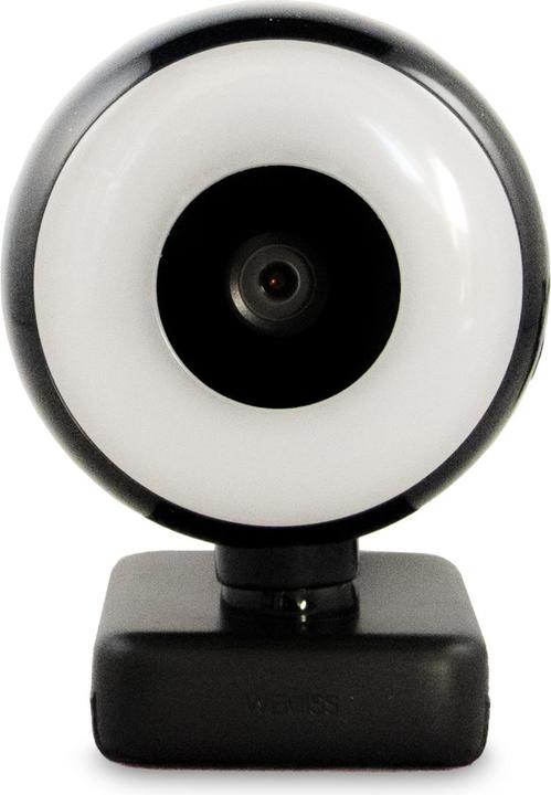 Actual product image Wemiss CM-A2 Stream Series with Ring Light Full HD Webcam with 1/3" CMOS Sensor black (2.10 Mpx)