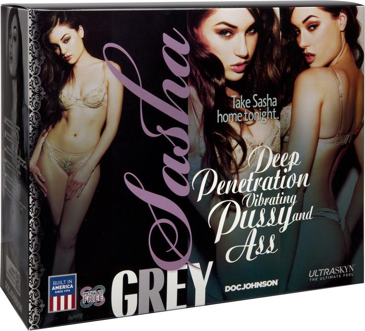 Produktbild Doc Johnson Sasha Grey - Deep Penetration Vibrating Pussy and Ass