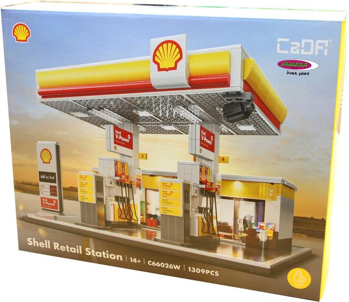 Image du produit Cada Shell Tankstelle mit Shop und Waschanlage Bricks