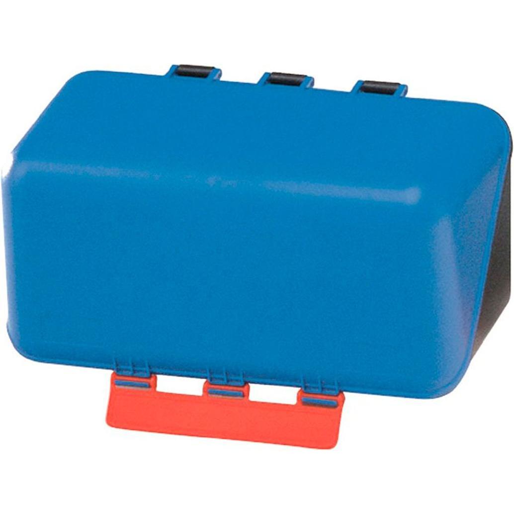 Gebra, Schutzbrille + Gesichtsschutz, SecuBox mini blau leer neutral 23,6x12,0x12,0cm (B/H/T)
