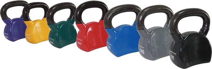 Produktbild Tunturi Vinyl Gusseisen Kettlebell (1 x 8 kg)