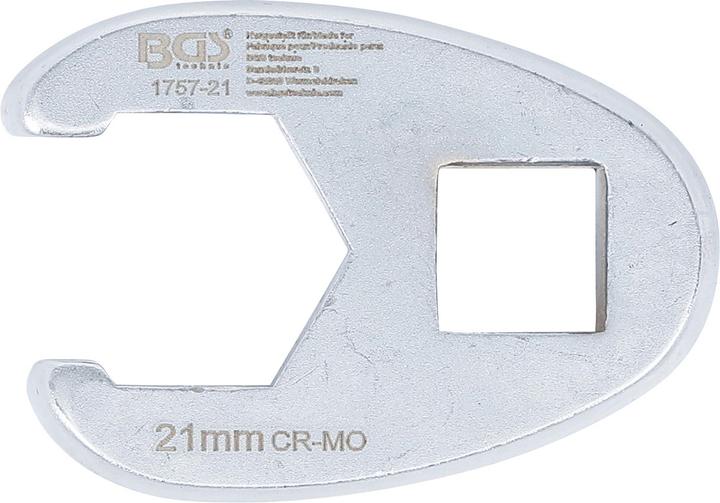 Actual product image BGS Crowfoot Spanner 12.5 mm (1/2") Drive 21 mm (21 mm)