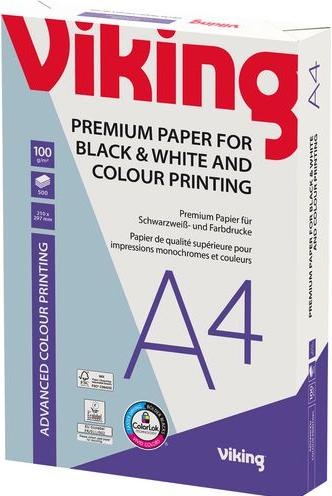 Productafbeelding Viking Kleuren laserpapier Wit A4 (100 g/m², 500 x, A4)