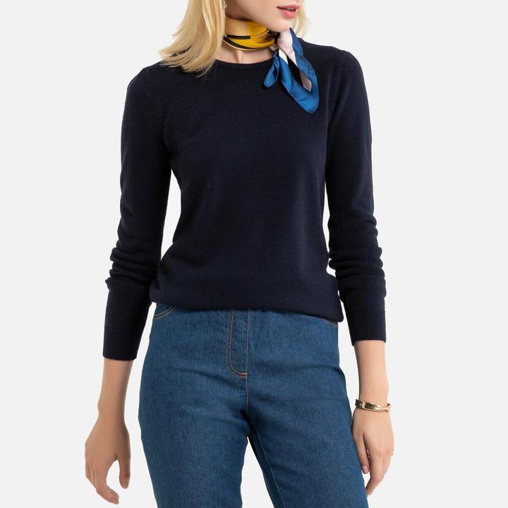 Produktbild Anne Weyburn Pullover mit rundem Ausschnitt (48)