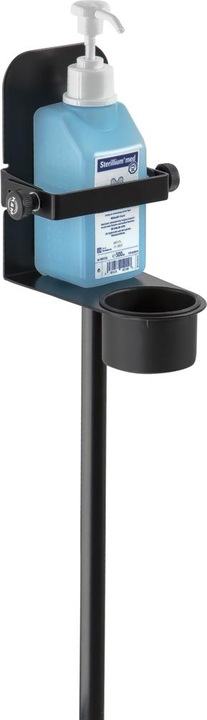 Produktbild K&M 80310 Desinfektionsmittelständer mit Klemmbügel schwarz