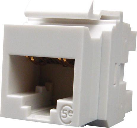 Molex Keystone CAT5E White KEYSTONE JACK CAT5E WIT (Keystone Modul)