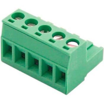 Phoenix Contact Plug-in housing, 5mm pitch, 2 way, Cavo + Spina elettrica, Verde