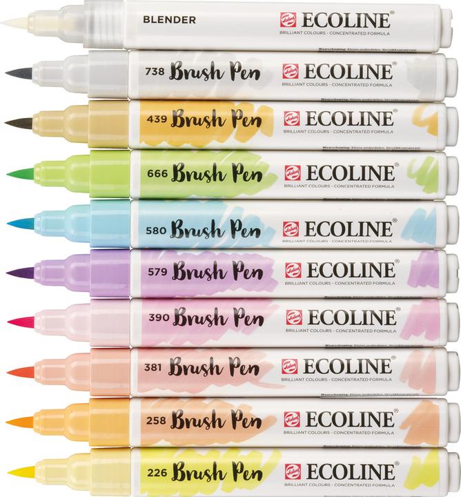 Produktbild Talens Brush Pen (Mehrfarbig, 10 x)