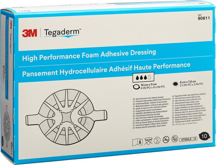 Image du produit 3M HP Schaumkompresse 6x7.6cm adhesive