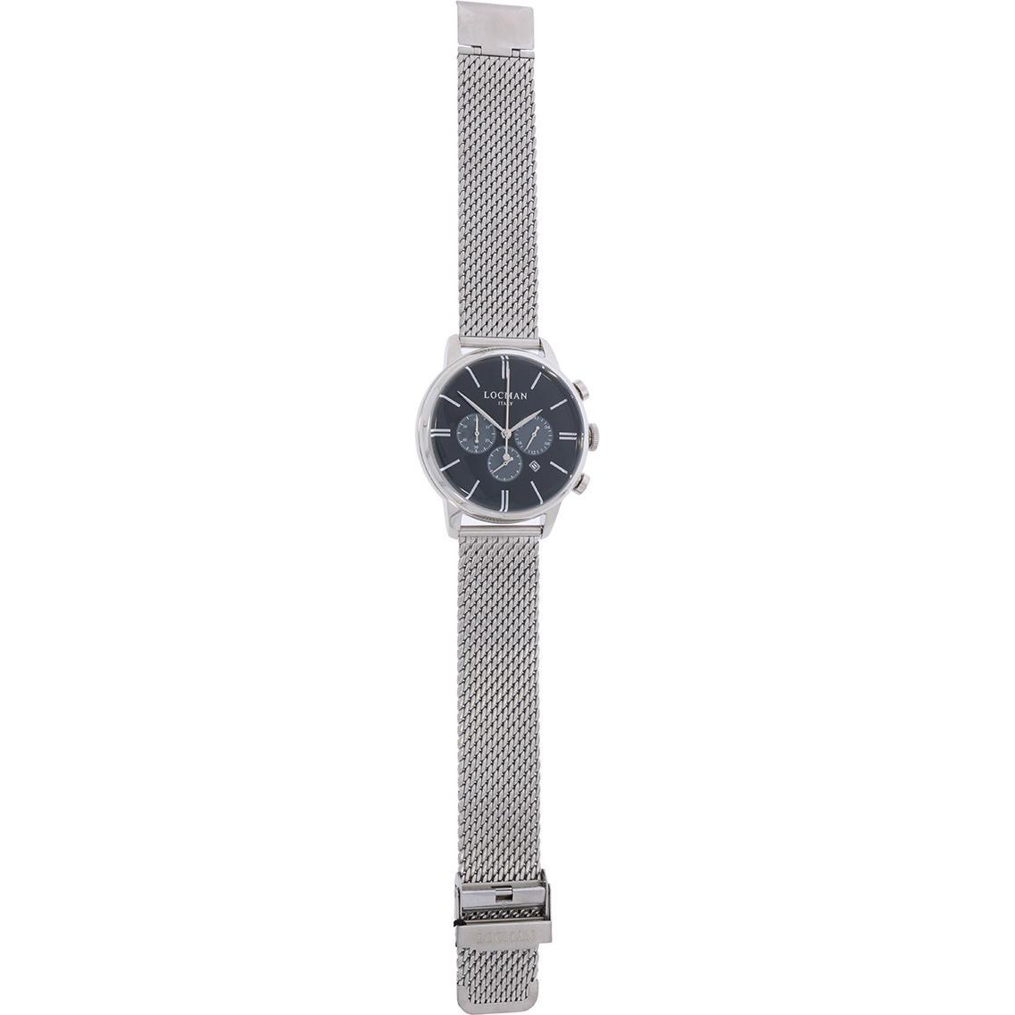 Thumbnail - Locman, Armbanduhr, Italy Armbanduhr 1960 Chrono Ref. 0254A, Silber, (Chronograph, 41 mm)