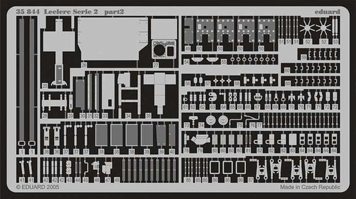 Actual product image Eduard Leclerc Series 2 for Tamiya kit