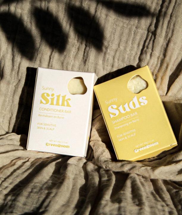 Actual product image Green Room Shampoo & Conditioner Set Sunny (720 ml, Solid shampoo)