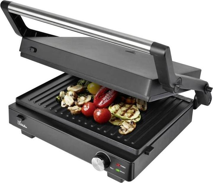 Produktbild BiKitchen grill 200 Elektro Kontaktgrill Kontrollleuchte, klappbar, stufenloser
